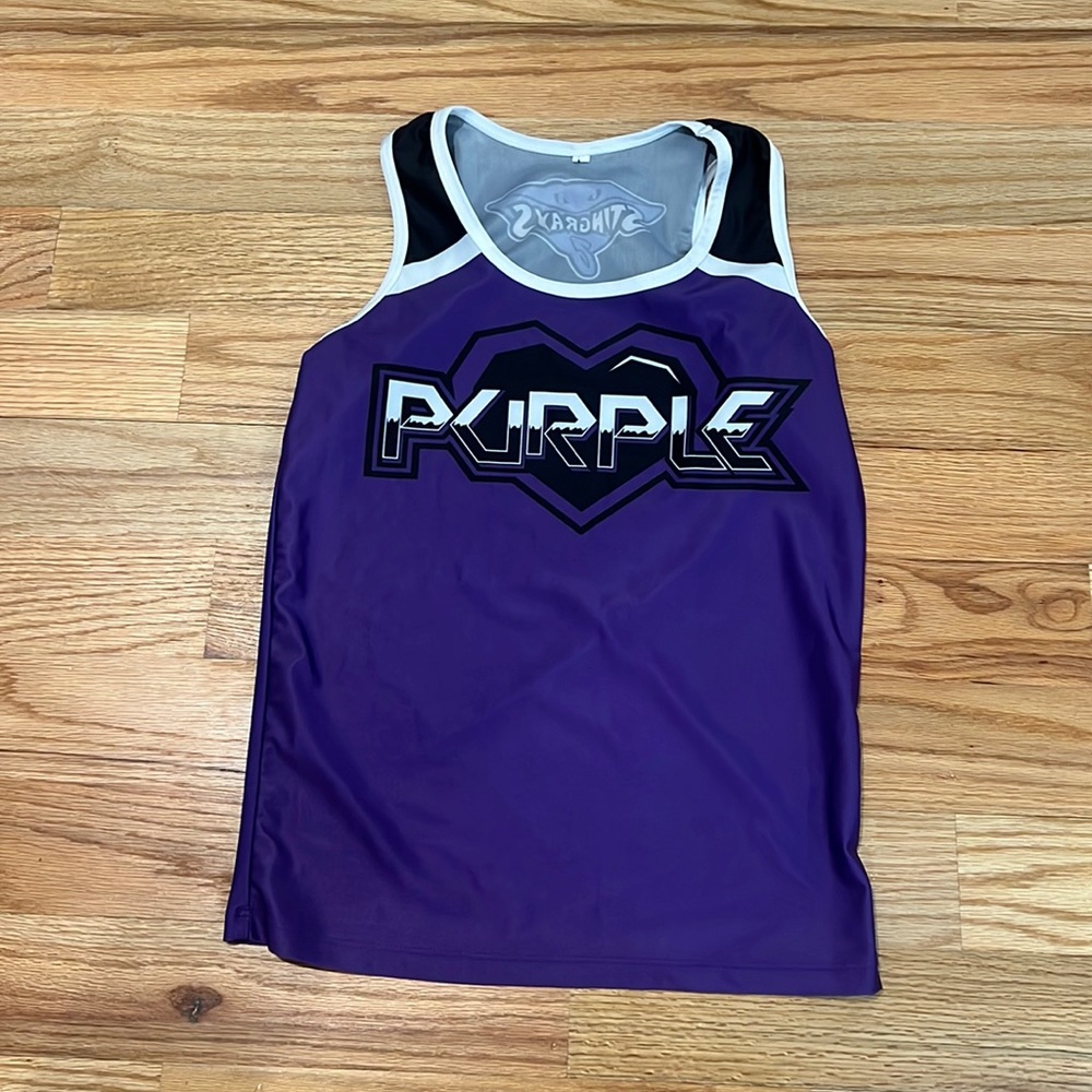 BARELY WORN AL Stingray Allstars Purple tank top